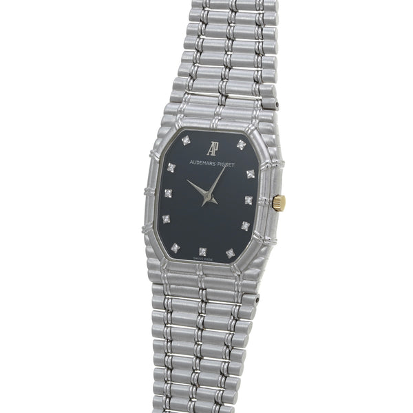 オーデマピゲ バンブー 11PD 80.1g ブラック/ダイヤモンド メンズ 腕時計 クォーツ 中古 銀蔵