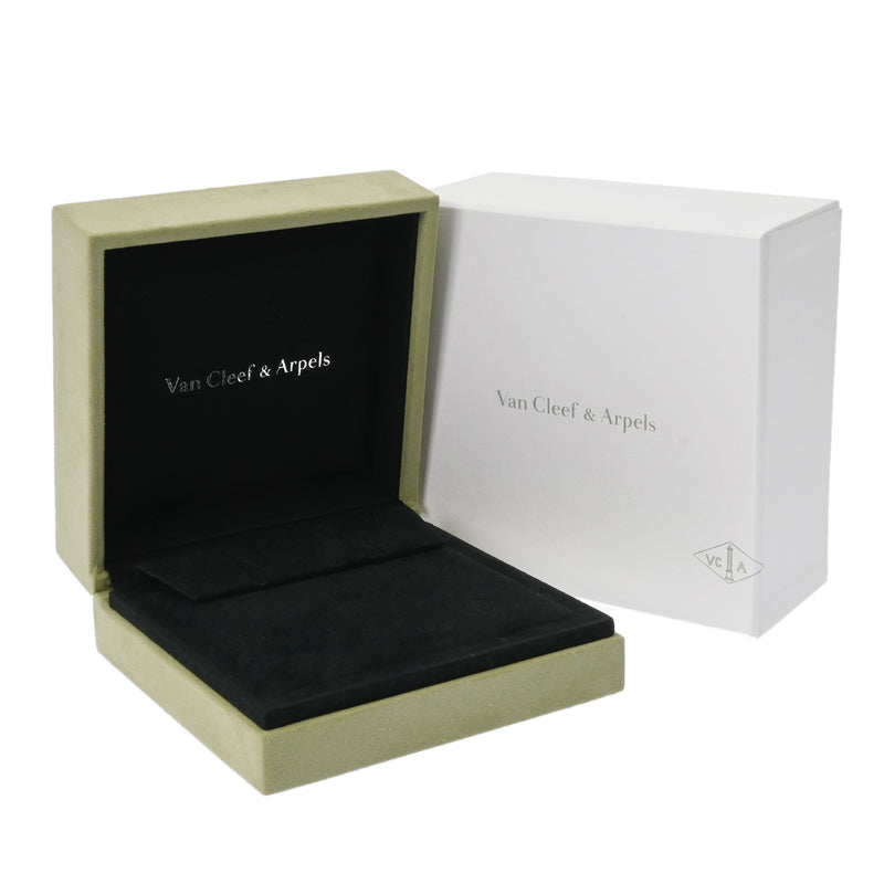 VAN CLEEF & ARPELS ヴァンクリーフ＆アーペル マジック アルハンブラ 3モチーフ シェル オニキス VCARD79000 レディース K18イエローゴールド YG イヤリング Aランク 中古 銀蔵