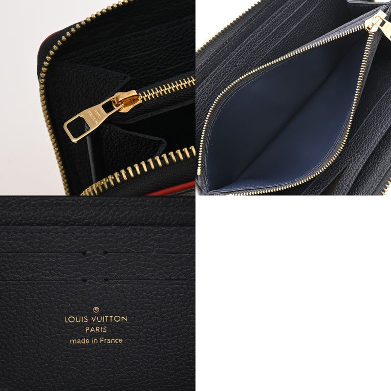 LOUIS VUITTON ルイヴィトン モノグラムアンプラント ポルトフォイユクレマンス マリーヌルージュ M69415 レディース レザー 長財布 未使用 銀蔵