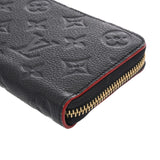 LOUIS VUITTON ルイヴィトン モノグラムアンプラント ポルトフォイユクレマンス マリーヌルージュ M69415 レディース レザー 長財布 未使用 銀蔵