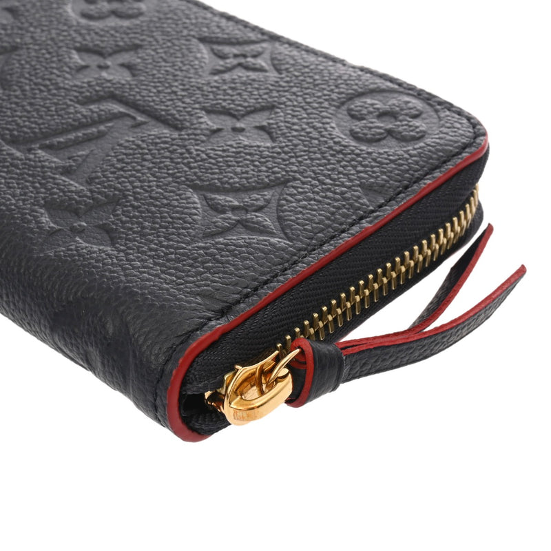 LOUIS VUITTON ルイヴィトン モノグラムアンプラント ポルトフォイユクレマンス マリーヌルージュ M69415 レディース レザー 長財布 未使用 銀蔵