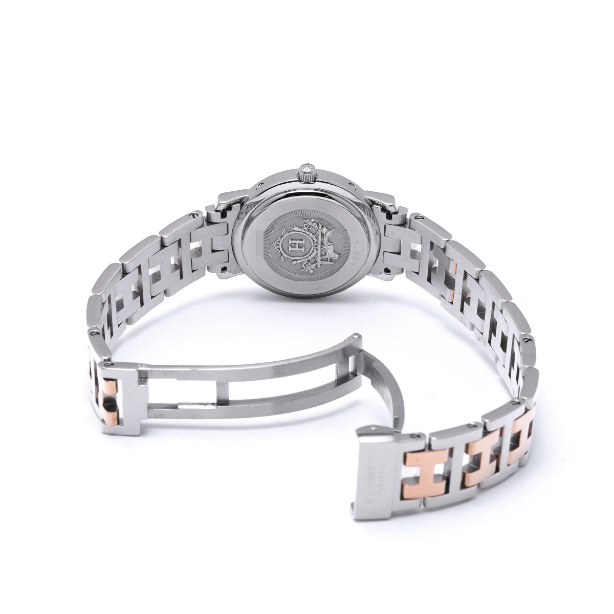 エルメス クリッパー ナクレ レディース 腕時計 CL4.221 HERMES エルメス クリッパー ナクレ レディース 腕時計 CL4.221 HERMES