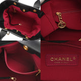 CHANEL シャネル ドーヴィル トートバッグ ブラック AS3257 レディース ラムスキン ショルダーバッグ 新同 中古 銀蔵
