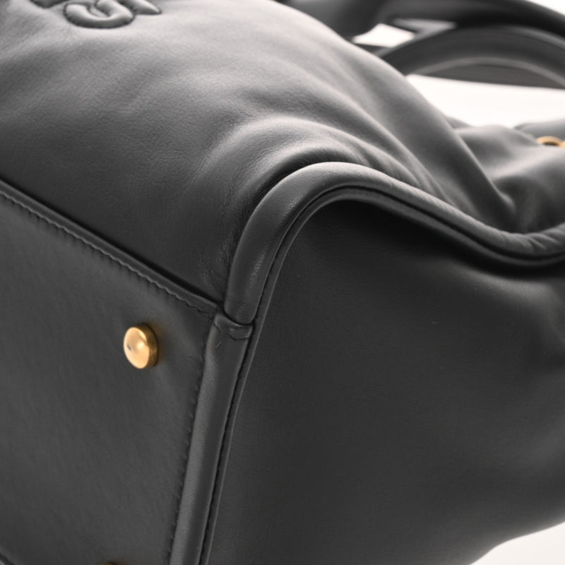 CHANEL シャネル ドーヴィル トートバッグ ブラック AS3257 レディース ラムスキン ショルダーバッグ 新同 中古 銀蔵