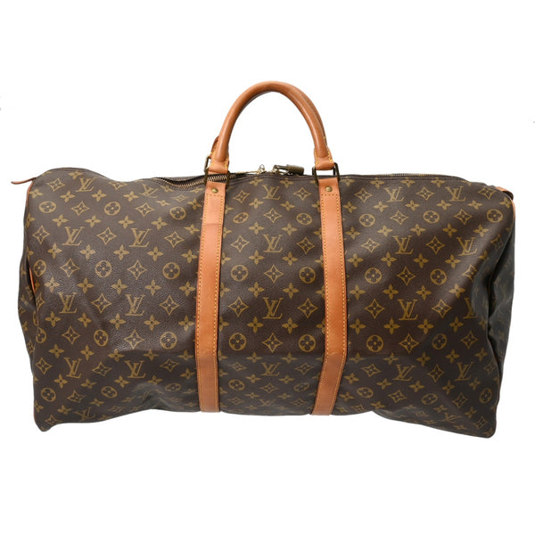 LOUIS VUITTON ルイヴィトン モノグラム キーポル 60 ブラウン M41422 ユニセックス モノグラムキャンバス ボストンバッグ Bランク 中古 銀蔵