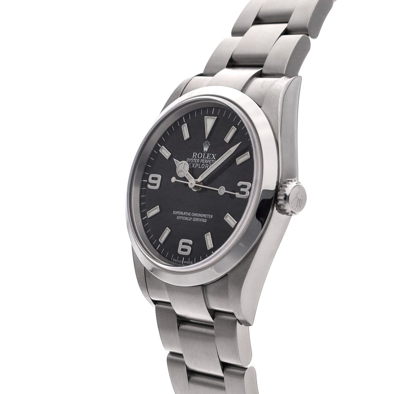 ロレックス エクスプローラー1 114270 Y番(2002年頃製造) ブラック メンズ 腕時計 自動巻き 中古 銀蔵