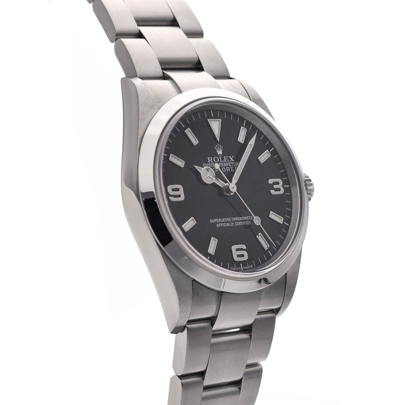 ロレックス エクスプローラー1 114270 Y番(2002年頃製造) ブラック メンズ 腕時計 自動巻き 中古 銀蔵