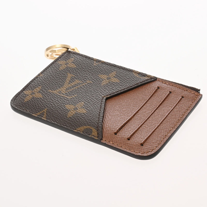 LOUIS VUITTON ルイヴィトン モノグラム ポルトカルトロミー ブラウン M81880 ユニセックス モノグラムキャンバス カードケース Aランク 中古 銀蔵
