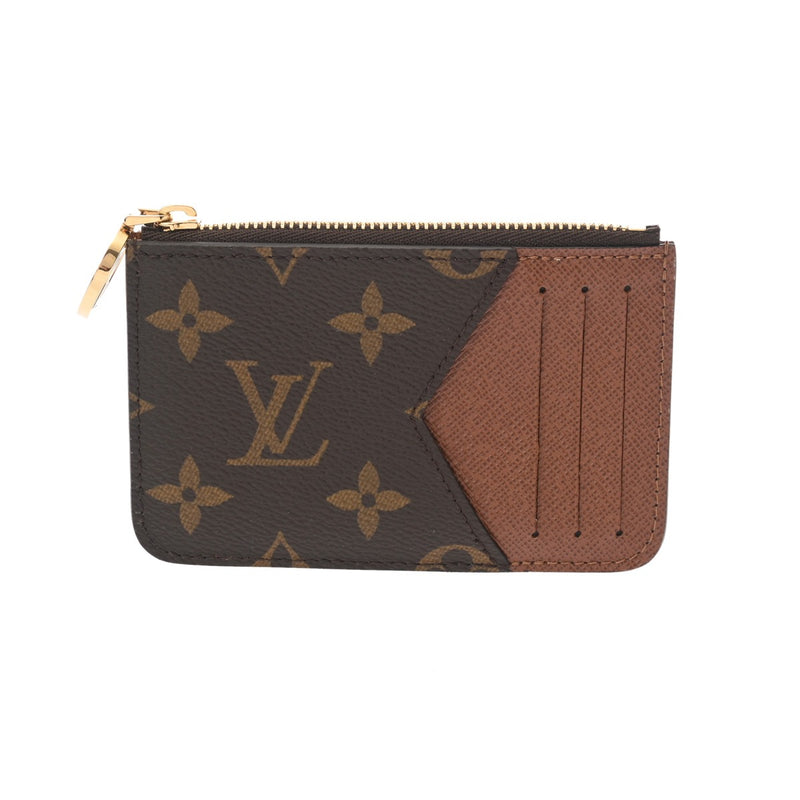 LOUIS VUITTON ルイヴィトン モノグラム ポルトカルトロミー ブラウン M81880 ユニセックス モノグラムキャンバス カードケース Aランク 中古 銀蔵