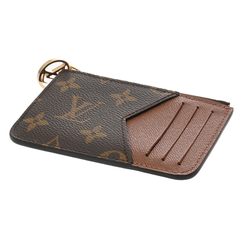 LOUIS VUITTON ルイヴィトン モノグラム ポルトカルトロミー ブラウン M81880 ユニセックス モノグラムキャンバス カードケース Aランク 中古 銀蔵