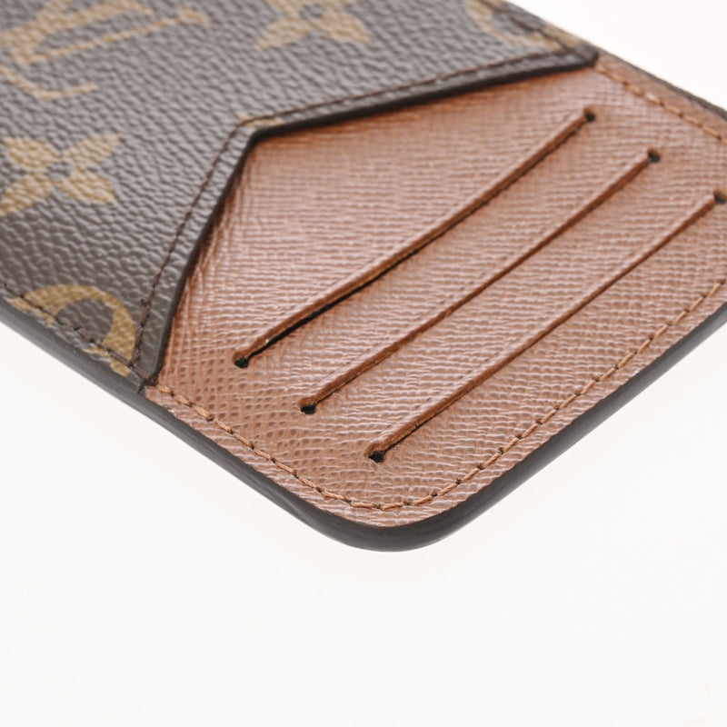 LOUIS VUITTON ルイヴィトン モノグラム ポルトカルトロミー ブラウン M81880 ユニセックス モノグラムキャンバス カードケース Aランク 中古 銀蔵