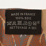 HERMES エルメス ツイリー LE CHARME D ORPHEE BA オルフェウスの魅力に誘われて グレー/ヴェージュ レディース シルク100％ スカーフ Aランク 中古 銀蔵
