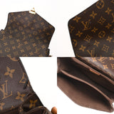 LOUIS VUITTON ルイヴィトン モノグラム ポシェットメティス MM 2WAY ブラウン M44875 レディース モノグラムキャンバス ハンドバッグ Bランク 中古 銀蔵