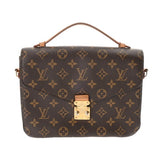 LOUIS VUITTON ルイヴィトン モノグラム ポシェットメティス MM 2WAY ブラウン M44875 レディース モノグラムキャンバス ハンドバッグ Bランク 中古 銀蔵