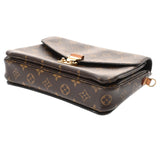 LOUIS VUITTON ルイヴィトン モノグラム ポシェットメティス MM 2WAY ブラウン M44875 レディース モノグラムキャンバス ハンドバッグ Bランク 中古 銀蔵