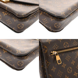 LOUIS VUITTON ルイヴィトン モノグラム ポシェットメティス MM 2WAY ブラウン M44875 レディース モノグラムキャンバス ハンドバッグ Bランク 中古 銀蔵