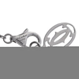 CARTIER カルティエ ディアマンレジェ 一粒ダイヤ レディース K18ホワイトゴールド WG ネックレス Aランク 中古 銀蔵