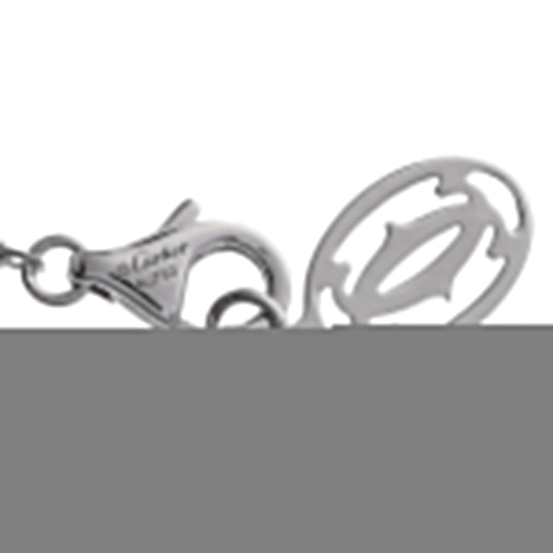 CARTIER カルティエ ディアマンレジェ 一粒ダイヤ レディース K18ホワイトゴールド WG ネックレス Aランク 中古 銀蔵