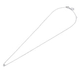 CARTIER カルティエ ディアマンレジェ 一粒ダイヤ レディース K18ホワイトゴールド WG ネックレス Aランク 中古 銀蔵