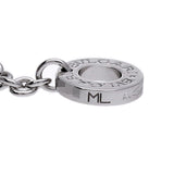 BVLGARI ブルガリ B-ZERO1 エレメント ダイヤ ユニセックス K18ホワイトゴールド WG ブレスレット Aランク 中古 銀蔵