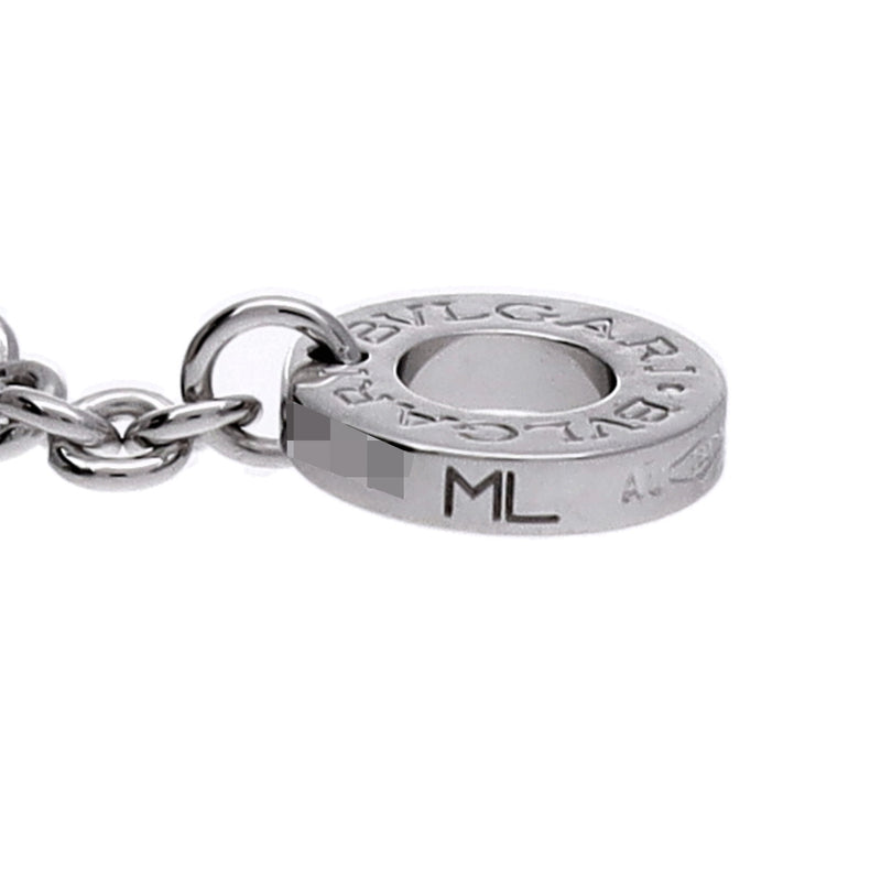 BVLGARI ブルガリ B-ZERO1 エレメント ダイヤ ユニセックス K18ホワイトゴールド WG ブレスレット Aランク 中古 銀蔵