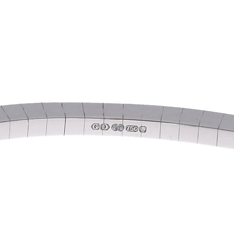 GRAFF グラフ バタフライ シルエット オープンダイヤモンド バングル レディース K18ホワイトゴールド WG ブレスレット Aランク 中古 銀蔵