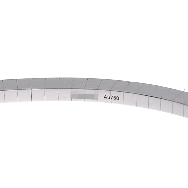 GRAFF グラフ バタフライ シルエット オープンダイヤモンド バングル レディース K18ホワイトゴールド WG ブレスレット Aランク 中古 銀蔵