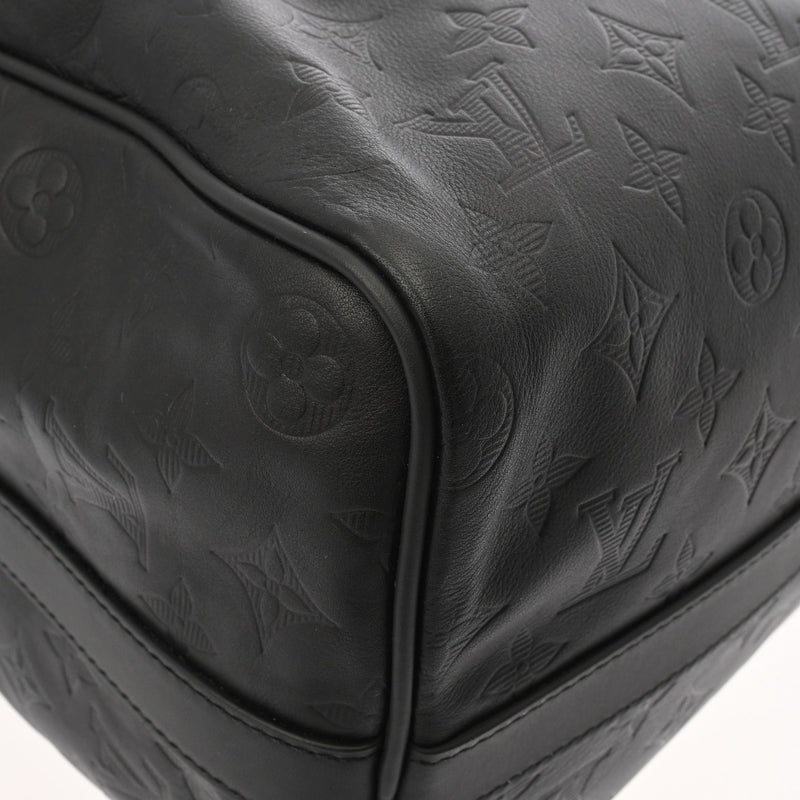 LOUIS VUITTON ルイヴィトン モノグラムシャドウ スピーディバンドリエール 40 黒 M43696 レディース レザー ハンドバッグ 未使用 銀蔵