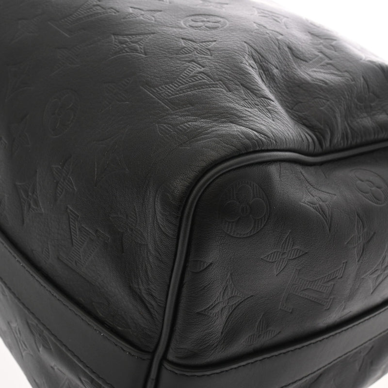 LOUIS VUITTON ルイヴィトン モノグラムシャドウ スピーディバンドリエール 40 黒 M43696 レディース レザー ハンドバッグ 未使用 銀蔵