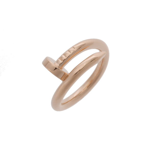 CARTIER カルティエ ジュストアンクル #50 10号 レディース K18ピンクゴールド PG リング・指輪 Aランク 中古 銀蔵