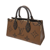 LOUIS VUITTON ルイヴィトン モノグラムリバース オンザゴー EW 2WAY ブラウン M46653 レディース モノグラムキャンバス ハンドバッグ Aランク 中古 銀蔵