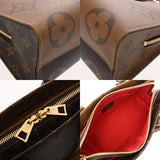 LOUIS VUITTON ルイヴィトン モノグラムリバース オンザゴー EW 2WAY ブラウン M46653 レディース モノグラムキャンバス ハンドバッグ Aランク 中古 銀蔵