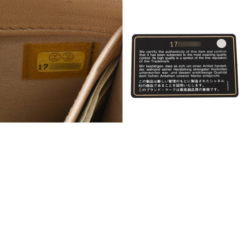 CHANEL シャネル カメリア 二ツ折財布 ブラック レディース ラムスキン 二つ折り財布 Aランク 中古 銀蔵