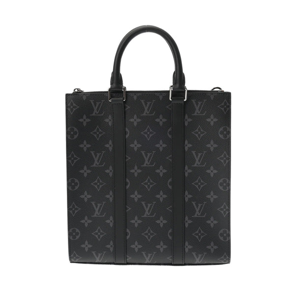 LOUIS VUITTON ルイヴィトン モノグラムエクリプス サックプラ クロス 2WAY ブラック/グレー M46456 メンズ モノグラムキャンバス トートバッグ 新品 銀蔵