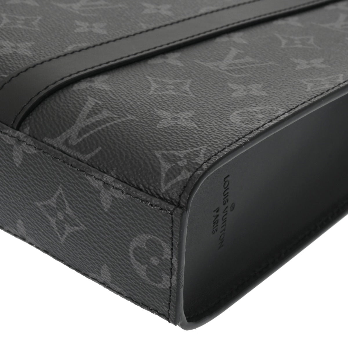 ルイヴィトン サックプラ クロス 2WAY 43019 ブラック/グレー メンズ