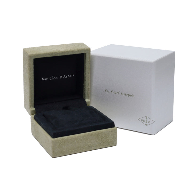 VAN CLEEF & ARPELS ヴァンクリーフ＆アーペル ヴィンテージ アルハンブラ マザーオブパール VCARF48700 レディース K18ホワイトゴールド WG ネックレス Aランク 中古 銀蔵