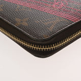 LOUIS VUITTON ルイヴィトン モノグラム ジッピーウォレット トランクプリント ブラウン M61855 レディース モノグラムキャンバス 長財布 Bランク 中古 銀蔵