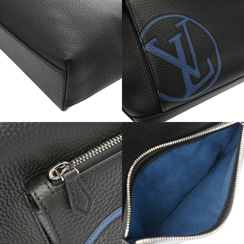 LOUIS VUITTON ルイヴィトン LVサークル アルマンド メッセンジャー PM ノワール M51696 メンズ トリヨンレザー メッセンジャーバッグ 新同 中古 銀蔵