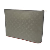 LOUIS VUITTON ルイヴィトン モノグラム チタニウム ポシェットコスモス グレー M63240 メンズ モノグラムチタニウムキャンバス クラッチバッグ Aランク 中古 銀蔵