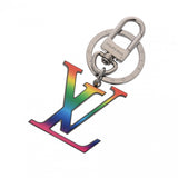 LOUIS VUITTON ルイヴィトン ポルトクレ  LV レインボー キーリング マルチカラー MP2464 ユニセックス メタル キーホルダー Aランク 中古 銀蔵