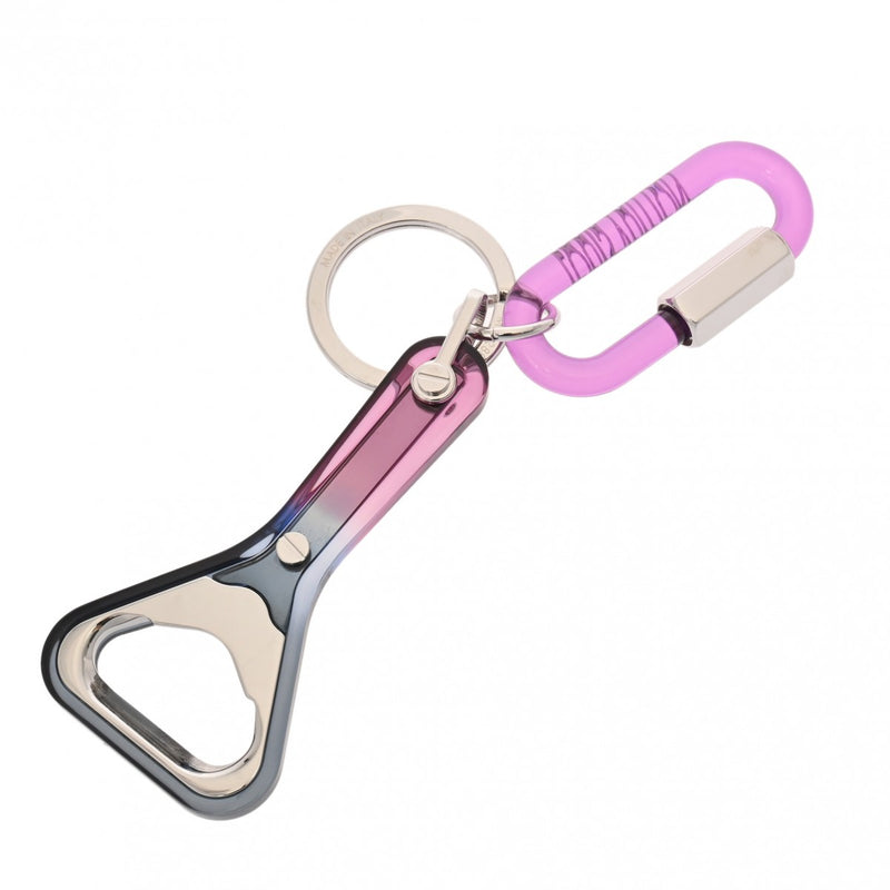 LOUIS VUITTON ルイヴィトン ポルトクレ ボトルオープナー バッグチャーム パープル/シルバー M68288 レディース プラスチック メタル キーホルダー Aランク 中古 銀蔵