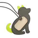 LOUIS VUITTON ルイヴィトン モノグラム チタニウム ポルトアドレスネーム グレー M63280 レディース モノグラムチタニウムキャンバス キーホルダー Aランク 中古 銀蔵