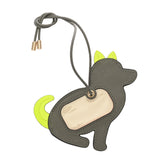 LOUIS VUITTON ルイヴィトン モノグラム チタニウム ポルトアドレスネーム グレー M63280 レディース モノグラムチタニウムキャンバス キーホルダー Aランク 中古 銀蔵