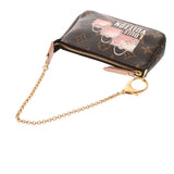 LOUIS VUITTON ルイヴィトン モノグラム ミニポシェット アクセソワ―ル トランクコレクション ブラウン M60245 レディース モノグラムキャンバス アクセサリーポーチ ABランク 中古 銀蔵