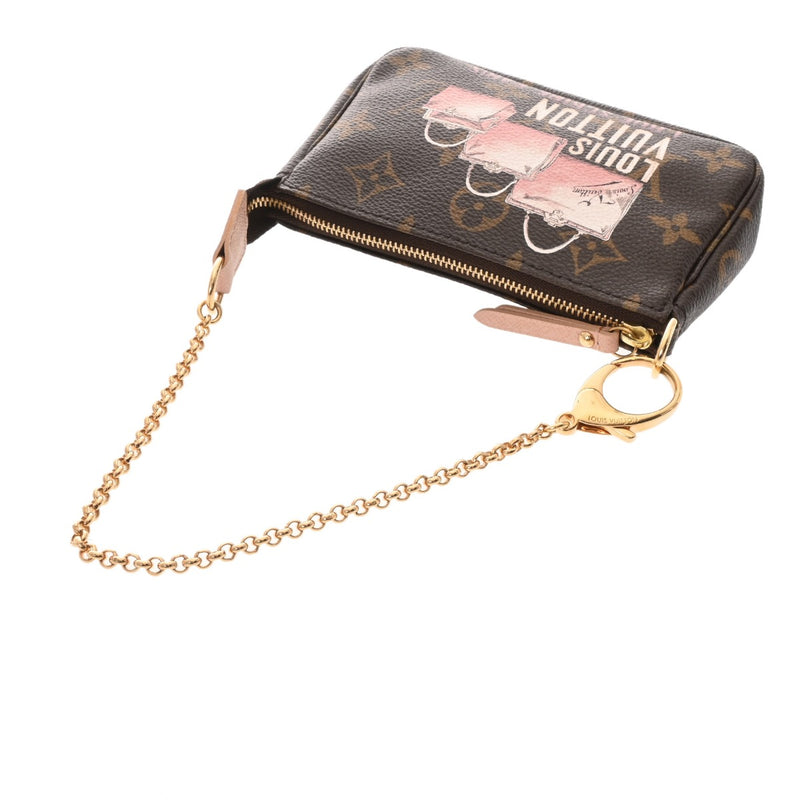 LOUIS VUITTON ルイヴィトン モノグラム ミニポシェット アクセソワ―ル トランクコレクション ブラウン M60245 レディース モノグラムキャンバス アクセサリーポーチ ABランク 中古 銀蔵