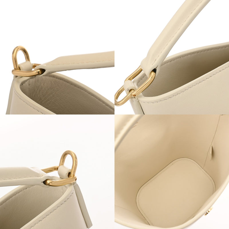 CELINE セリーヌ スモールルイ―ス ライス レディース スムースカーフ ショルダーバッグ Aランク 中古 銀蔵