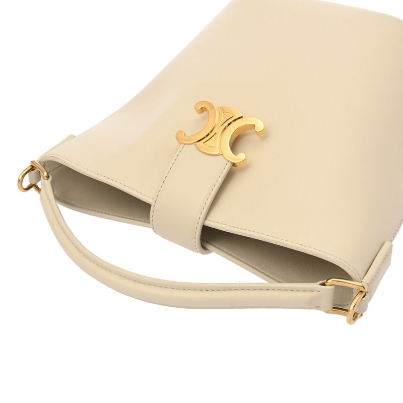 CELINE セリーヌ スモールルイ―ス ライス レディース スムースカーフ ショルダーバッグ Aランク 中古 銀蔵