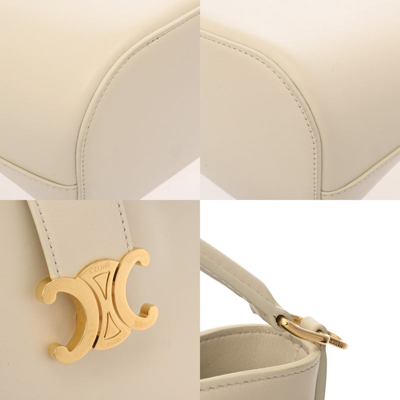 CELINE セリーヌ スモールルイ―ス ライス レディース スムースカーフ ショルダーバッグ Aランク 中古 銀蔵