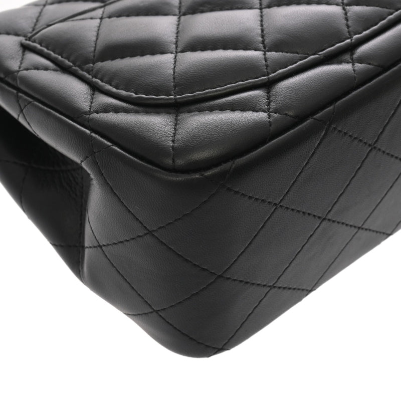 CHANEL シャネル マトラッセ ミニ チェーンショルダー  ブラック レディース ラムスキン ショルダーバッグ Aランク 中古 銀蔵