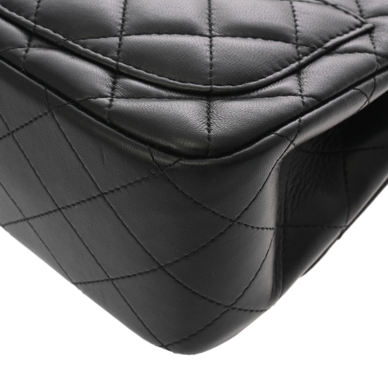 CHANEL シャネル マトラッセ ミニ チェーンショルダー  ブラック レディース ラムスキン ショルダーバッグ Aランク 中古 銀蔵